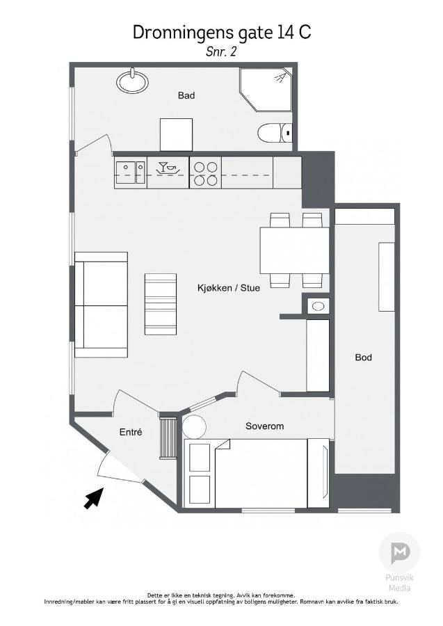 Central Bus Station Apartment, Wifi, Tv 纳尔维克 外观 照片